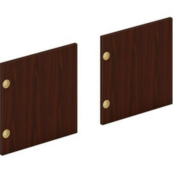 HON HONLDR60LMLT1 Portes Stratifiées Mod 60 Po , Acajou - Ensemble de 2