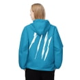 thumbnail image 4 of Effete Feline Claw Marks Scratch Windbreaker Jacket (AOP), 4 of 10