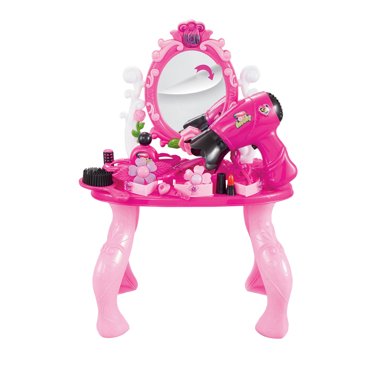 MasteelfCA Makeup Table Toys Dressing Table Toys Electric Blower Toys Pink Toys without Battery