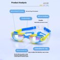 thumbnail image 3 of Goggles Natación Protección UV 65465498489 () Amarillo Rosa, 3 of 9
