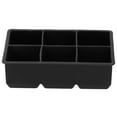 thumbnail image 1 of LAFGUR 6-Grid Large Ice Cubes Maker Ice Cubes Tray Silicone Ice Mold Party Bar., 1 of 8