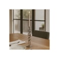 thumbnail image 3 of Decorative Bubble Taper Candle Holder for Home Decor - Contemporary Smoked Glass Candlestick Holder for Table Centerpieces - Sleek Candle Stand Holder for Entryway or Living Room Decor - 12", Black, 3 of 11