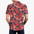 thumbnail image 6 of Wukai Hand Drawn Tomatoes Men’s Polo Shirts,Quick-Dry Athletic Shirt,Classic Fit Shirts-XX-Large, 6 of 8