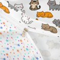 thumbnail image 4 of jejeloiu Cute Cat Cartoon Twin Bedding Kids,Kitten Animal Print Duvet Cover Set For Girls,Reversible,2pcs(No Comforter), 4 of 6