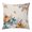 Orange Blue Beige, variant on Throw Pillow Covers, Orange Blue Grey Fall 16x16 Pillow Covers for Couch/Sofa/Bed, Thanksgiving Pumpkins Botanical Decorative Square Linen Cushion Pillowcase for Home Decor