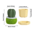 thumbnail image 3 of SIfdSeng Get it Fast Comfort Grip Soap Dispensing Kitchen Scrub Soap Dispensing Dish Brush Replaceable Cleaning Brush Dispenser Has Non Handle for Cleaning Dishes Pans, 3 of 6