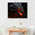 thumbnail image 2 of Awypu Game Room Decor Dragon Art - Gaming Room Decor for Men - Teen Boys Bedroom Decor - Dorm Room, Man cave - Sci Fi Gamer Wall Decor, Video game Room Decor - Dragon Decorations,, 2 of 4