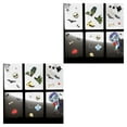 thumbnail image 3 of Baohd 2pcs How To Window Stickers | Spooktacular Halloween Decor Ideas Reusable PVC Halloween Party Decoration Wall Sticker BQ044+BQ047 2Set, 3 of 6