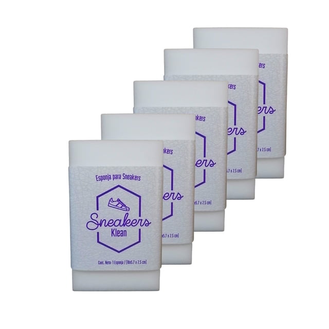 Kit Esponjas Limpiadoras 5 pz SNEAKERS KLEAN Limpieza de Calzado