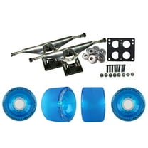 Core 7.0 Raw Longboard Trucks Wheels Package Bigfoot 70mm Pathfinders Blue