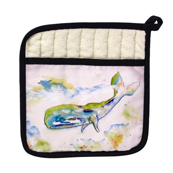 Betsy Drake PT420 Whale Pot Holder