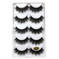 thumbnail image 1 of 5 Paires de Faux Cils Longs Épais 3D Noirs Réutilisables G802, 1 of 2
