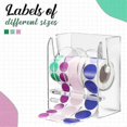 thumbnail image 5 of Adjustable Acrylic Label Dispenser Sticker Roll Holder for Clear Labels with 4 Disks, 5 of 5