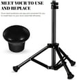 thumbnail image 3 of 3 Pcs Drum Cases Drum Leg Bracket Pads Drum Stand Accessories 3.7x3.5cm Black, 3 of 8