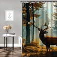 thumbnail image 2 of JRXY Shower Curtain Multiple Sizes Lightweight and Durable 36x72, 2 of 6