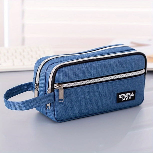 Stationery Bag, Pencil Case, Large Capacity Pencil Case, Handheld Pencil Case, Stationery Box, Cosmetics, Portable Gifts, Suitable For Office, School, Youth, Girls, Boys, Men, Women, Adults