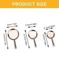 thumbnail image 3 of 1/12 Scale Dollhouses Kitchen Accessory Metal Pans Set 3Size Miniature Frying Pans for Craft Project Model Kitchen Setting, 3 of 8