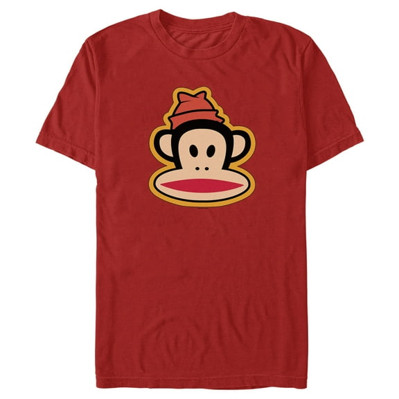 Men's Paul Frank Julius Beanie  Graphic Tee Red 3X Large