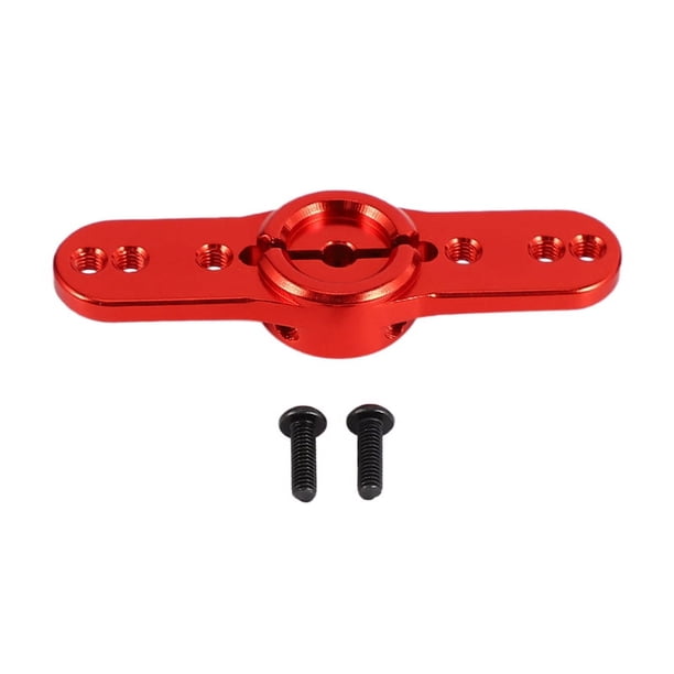 Metal 15T Servo Horn 15 Servo Servo Brazo de DireccióN para 1/5 RC Coche de Escalada Gasolina / Electricidad Rojo