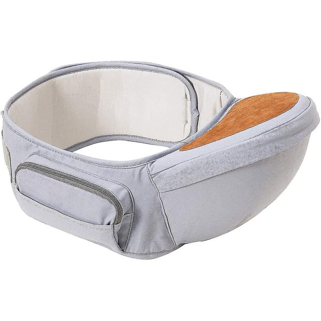Dww-portabebés Taburete para el Vientre Asiento ergonómico para la Cadera, Puro algodón, Ligero y Transpirable, la Longitud máxima del cinturón es de 125 cm Ideal para bebés