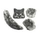 thumbnail image 3 of Conjunto de disfraz de cosplay, ropa ligera de Halloween para fiestas temáticas, regalo para festivales gris, 3 of 9
