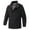 Black, variant on Pejock Men's Casual Jacket, Long Sleeve Zip Up Outerwear with Pockets - Solid Color Coat, Lightweight Windbreaker Polyester Stand Collar for Fall Winter Daily Wear