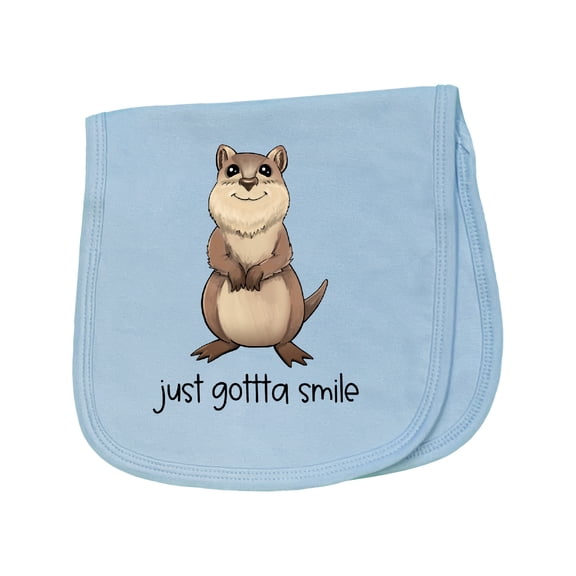 Inktastic Just Gotta Smile Cute Quokka Baby Burp Cloth