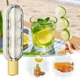 thumbnail image 4 of Beautynvta Ice Cream Ball Maker Mold, 3-Ball Silicone Popsicle Mold, Reusable Easy-Release Ice Popsicle Maker, Leakproof Straw Insert Design, for Whiskey Cocktails Coffee Beverages, 4 of 6