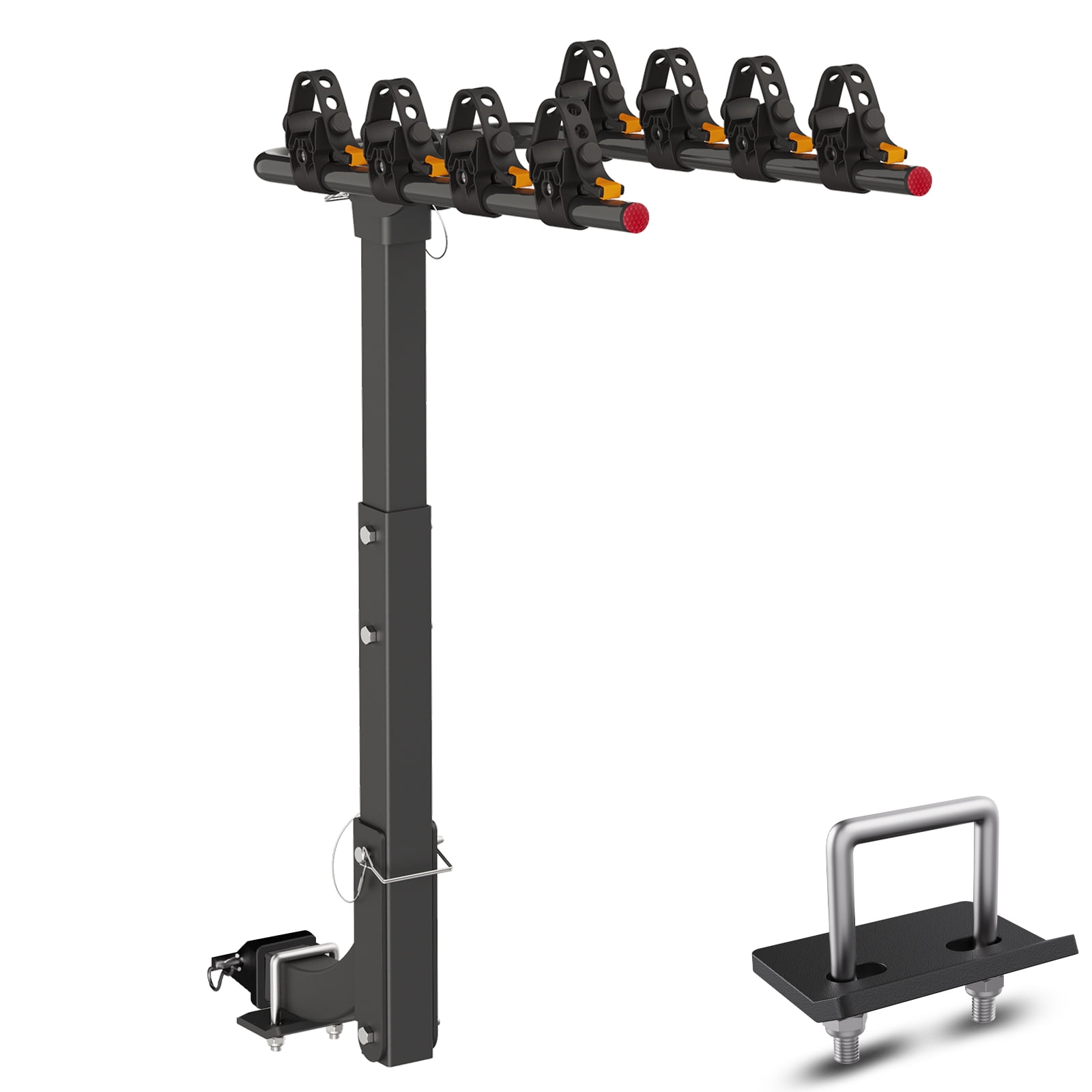 IKURAM 4 Bike Rack for Car, Bicycle Carrier Compatible with 2'' Hitch