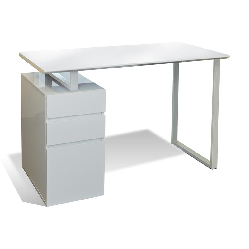 Office Desk With Filing Cabinet, White Office Desk With File Cabinet