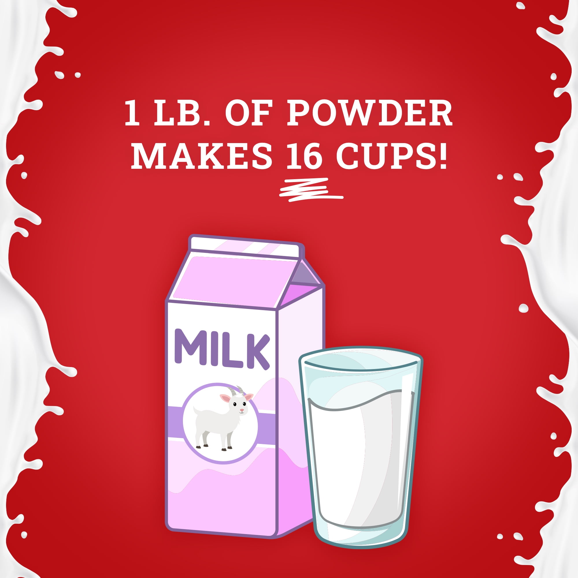 Hoosier Hill Farm Goat Milk Powder, 2 lb Jar