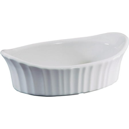 Corningware 1106004 Appetizer Dish, 18 oz Capacity, Stoneware, French White
