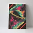 thumbnail image 4 of 16x24 inch Paintings On Canvas Cosmic Planets Illustration,Campus Corridors,Library,Bedroom Home Decor Frameless Wall Art,Exquisite Cosmic Planets Modern Art Painting Prints,For Bathroom,Bar, 4 of 6