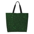 thumbnail image 1 of Disketp Emerald Green Sparkling Bolsa Tote Estampada para Mujer, Bolso de Hombro y de Mano para Compras y Viajes, 1 of 8