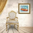 thumbnail image 3 of Delimont, Danita 18x15 Gold Ornate Wood Framed with Double Matting Museum Art Print Titled - Sky Motel, 3 of 4