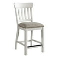 thumbnail image 3 of Intercon Furniture Drake Wood Counter Height Stool in White/Oak (Set of 2), 3 of 4
