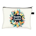 thumbnail image 2 of CaiYueKe Easter Themed Travel Toiletry Bag Cosmetic Storage Organizer Portable Wash Bag with Anti-Slip Chain Handle for Holiday Gifts Outdoor Camping Makeup Accessories Pouch, 2 of 7