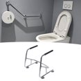 thumbnail image 4 of Toilet Safety Rails, Toilet Safety Frame Stainless Steel Foam Armrest  for Handicap Disabled, 4 of 7
