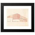 thumbnail image 2 of Winold Reiss 14x12 Black Modern Framed Museum Art Print Titled - Designs for the Puck Theater (Later Elgin Movie Theater, Then Joyce Movie Theater), New York, Ny.) (Exterior Perspective Stud, 2 of 5