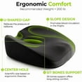 thumbnail image 2 of Donut Pillow Hemorrhoids Scientific Center Hole and Tailbone Cutout, Hemorrhoid & Postpartum Cushion for Men and Women, Helps Ease Discomfort from Tailbone, Sciatica,Hemorrhoids, Pregnancy(Blue), 2 of 7