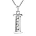 thumbnail image 3 of Soumake Necklace Popular Silver Plating Copper English Letters Rhinestone Pendant Chain For Party Fashion, 3 of 8
