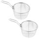 thumbnail image 3 of 2Pcs Stainless Steel Frying Basket Deep Fry Basket Frying Basket with Handle Mesh Fry Basket, 3 of 6