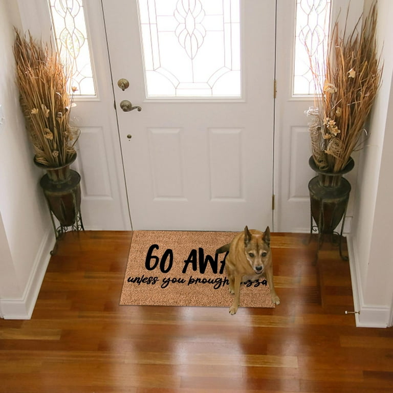 Yeetfub Front Welcome Mat Funny Floor Mat Front Door Mat Inside Entrance Coco Coir Welcome Mat Heavy Duty Backing Funny Door Mats Rug Holders for Wood Floors Entry Floor Mats For Business