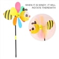 thumbnail image 6 of 18Pcs Bee Wind Spinners Pinwheels 3D Animal Windmills Garden Stakes Ornaments for Lawn Yard Patio Party Decor,18 x 3D Bee windmill,Multicolor, 6 of 8