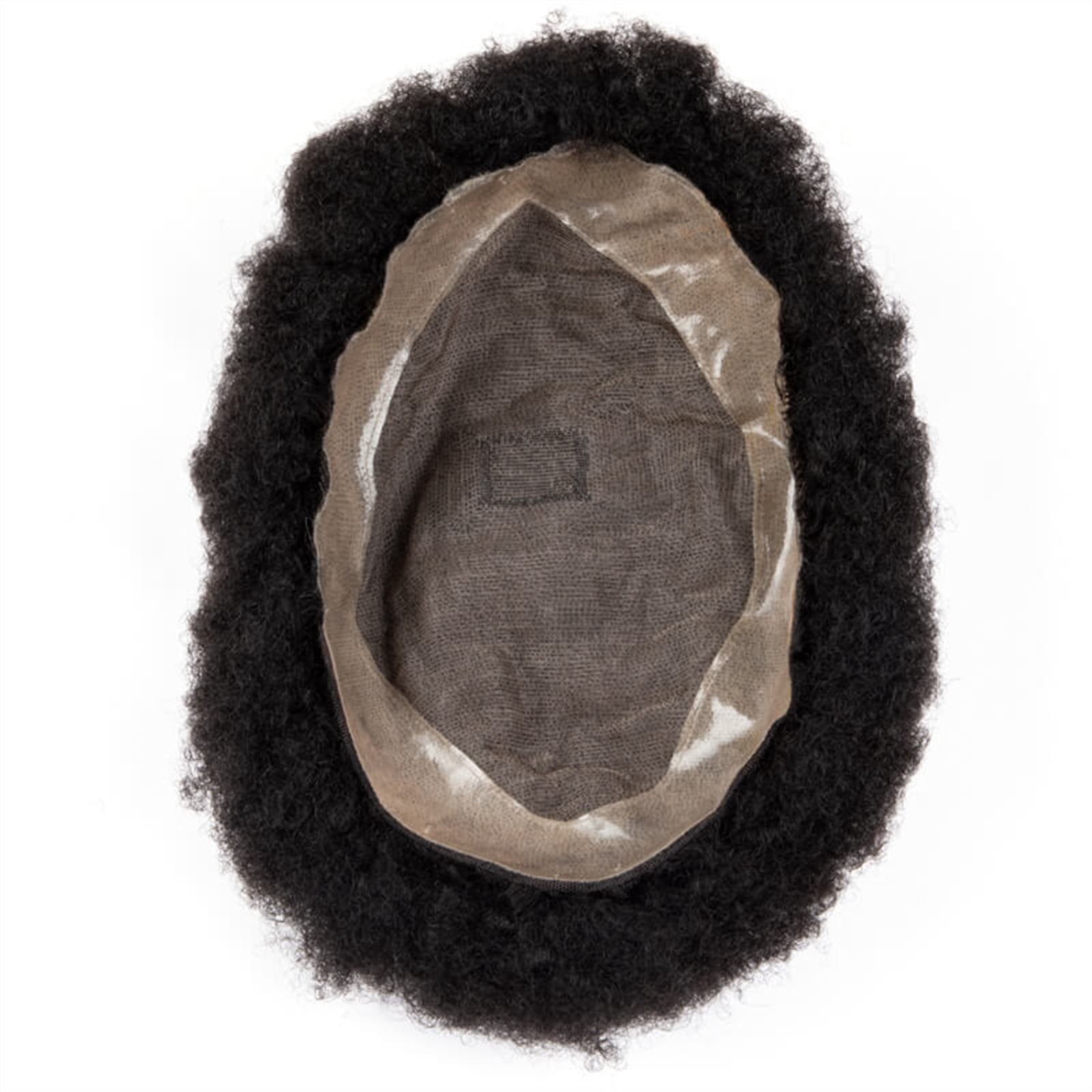Black Men African Curly Wig - Breathable and Natural-Looking Men's Wig for Fashion and Daily Wear Breathable, lightweight
