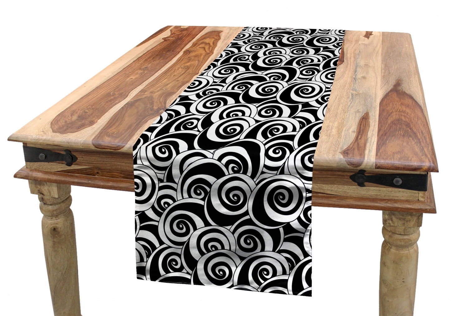 kitchen table runner black