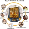 thumbnail image 3 of Hanukkah Gifts, Chanukah Blanket Fleece Soft Cozy Throw Blanket for Couch Bed Living Room, Lightweight Flannel Plush Warm Travel Throws and Blankets for Sofa 60x80 Inches, 3 of 6