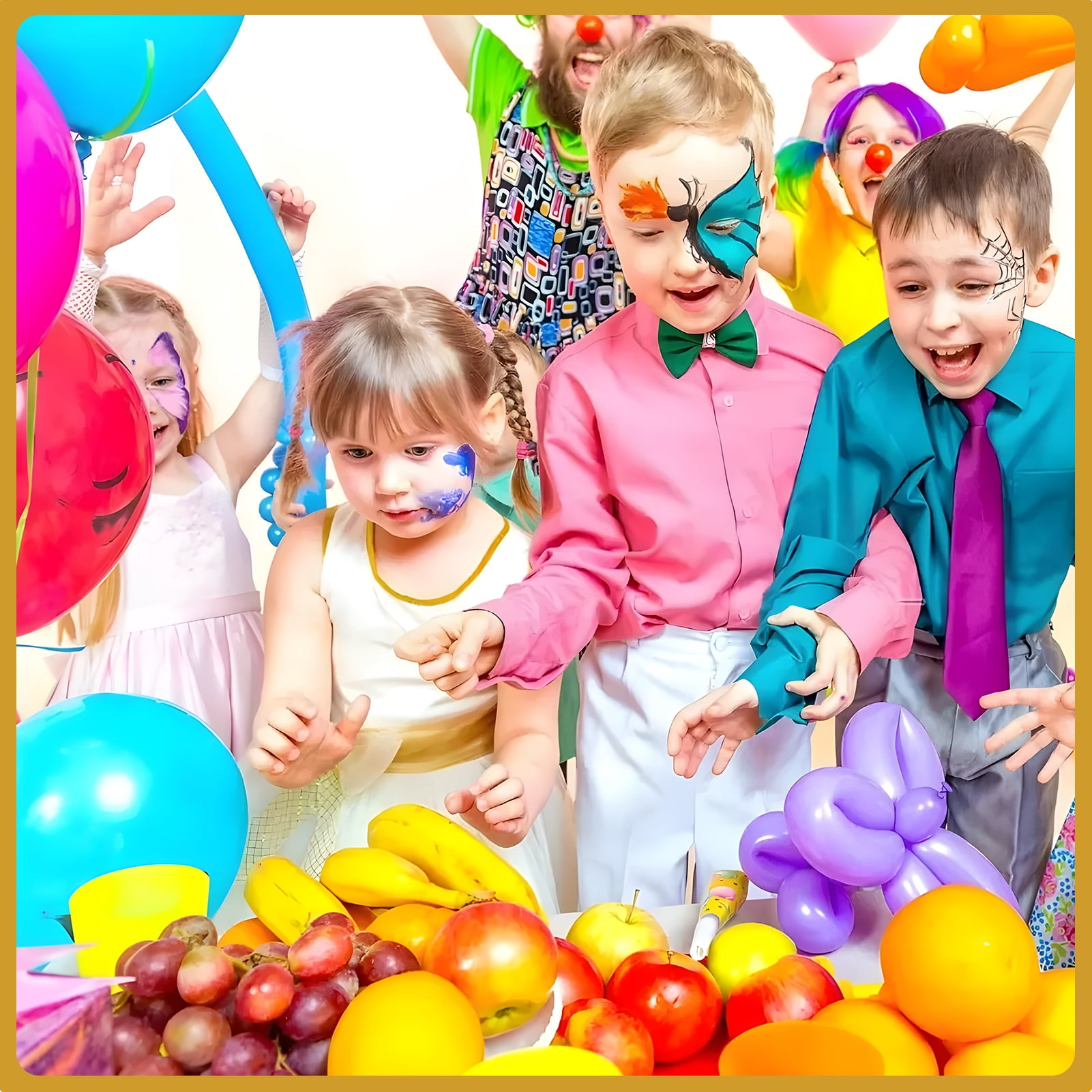 KiddiTouch Face Painting Kits for Kids, 20 Colors Water Based Face Paint Kit Includes Hair Chalks Comb, Brushes, Stencils