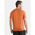 thumbnail image 3 of Athletic Works Men's and Big & Tall Men's Soft ButterCore Tee with Short Sleeves, Sizes S-5XL, 3 of 5