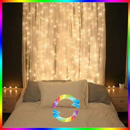 Curtain Lights Fairy For Bedroom, Yellow String Lights For Bedroom